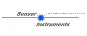 Sensor Instruments 雷射、顏色感測器